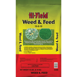 Hi-Yield 18 Lb. 5000 Sq. Ft. 15-0-10 Lawn Fertilizer with Weed Killer 33408