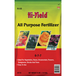 Hi-Yield 4 Lb. 6-7-7 Dry Plant Food All-Purpose Fertilizer 32116