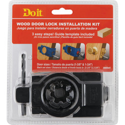 Do it Carbon Door Lock Installation Kit for Wood or Composite Doors 301721DB