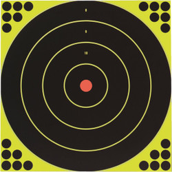 Birchwood Casey Shoot-N-C 12 In. Sighting Adhesive Paper Bulls-Eye Target