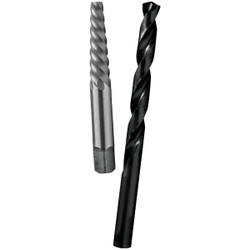 Century Drill & Tool #5 Spiral Flute Screw Extractor & Drill Bit Combo 73505