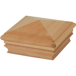 Deckorators 4 In. x 4 In. Cedar Press-On Post Cap 72890