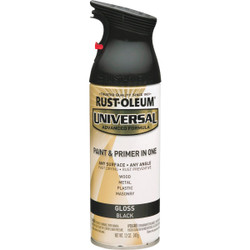 Rust-Oleum Universal 12 Oz. Gloss Black Paint 245196