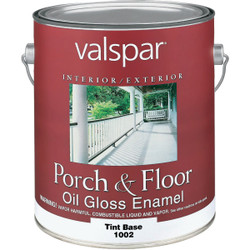 Valspar 1 Gal. Tint Base Oil Based Gloss Porch & Floor Enamel 027.0001002.007