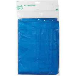 Smart Savers Blue PE 3 Ft. x 5 Ft. Poly Tarp CC101080 Pack of 12