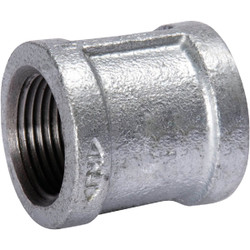 Southland 1/2 In. x 1/2 In. FPT Galvanized Coupling 511-203BG Pack of 5