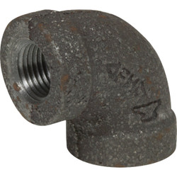 Anvil 1/4 In. 90 Deg. Malleable Black Iron Elbow (1/4 Bend) 8700123600