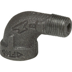 Anvil 3/8 In. 90 Deg. Street Malleable Black Iron Elbow (1/4 Bend) 8700127254