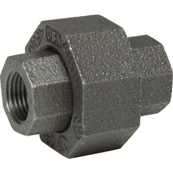 Anvil 3/4 In. Ground Joint Malleable Black Iron Union 8700163002