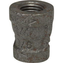 Anvil 1/4 In. x 1/8 In. Malleable Black Iron Reducing Coupling 8700133856