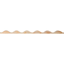 Tuftex Seacoaster 6 Ft. Wood Round Closure Strip 2218 Pack of 24