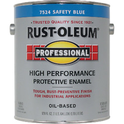 Rust-Oleum Professional Industrial Enamel, Safety Blue, 1 Gal. 7524402