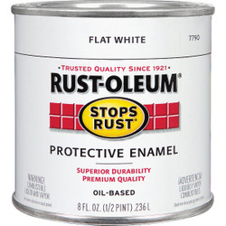 Stops Rust Flat White Enamel 7790730