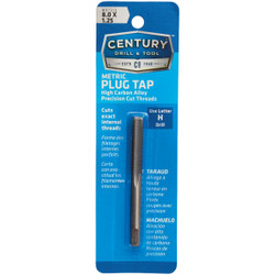 Century Drill & Tool 8.0x1.25 Carbon Steel Metric Tap 97313