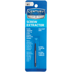 Century Drill & Tool #1 Spiral Flute Screw Extractor 73401