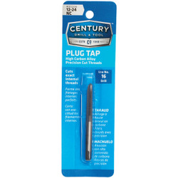 Century Drill & Tool 12-24 Carbon Steel National Coarse Tap-Plug 95008