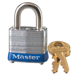 Master Lock P323 1-1/8 In. W. Steel Pin Tumbler Keyed Alike Padlock 7KA P323