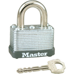 Master Lock 1-1/2 In. W. Warded Keyed Different Padlock 22D