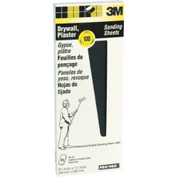 3M 4-3/16 In. x 11-1/4 In. Drywall Sanding Sheets, 100 Grit (25-Pack) 99432NA