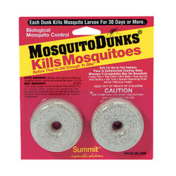 Mosquito Dunks Ready To Use Tablet Mosquito Killer (2-Pack) 102-12