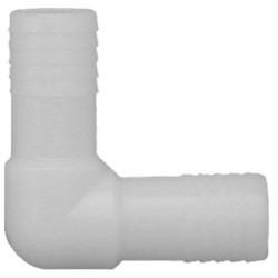 Boshart 1/2 In. Barb 90 Deg. Nylon Elbow (1/4 Bend) UNE-05