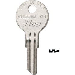 ILCO Yale Nickel Plated House Key, Y14 / O1122AR (10-Pack) AL2830218B