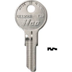 ILCO Yale Nickel Plated House Key, Y12 / O1122A (10-Pack) AL2830221B