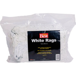 Do it Best White Knit Painter's Rags (4 Lb.) 10852DIB