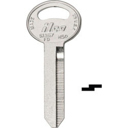 ILCO Ford Nickel Plated Automotive Key H50 / S1167FD (10-Pack) AL5975700B