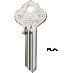 ILCO Nickel Plated File Cabinet Key IN33 / 1054MT (10-Pack) AL3584901B