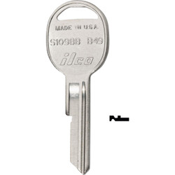 ILCO GM Nickel Plated Automotive Key, B49 / S1098B (10-Pack) AL3283101B