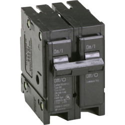 Eaton BR 15A Double-Pole Standard Trip Circuit Breaker BR215
