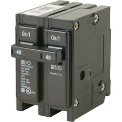 Eaton BR 40A Double-Pole Standard Trip Circuit Breaker BR240