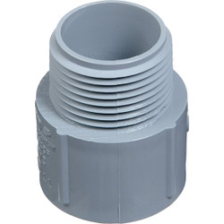 Carlon 1-1/4 In. Male Threaded & Socket Terminal Adapter E943GRCTN