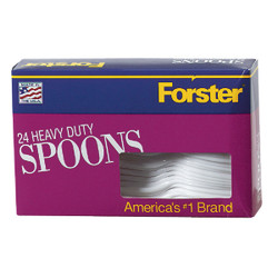 Diamond Heavy-Duty Plastic Spoons (24-Piece BX) 4142636044