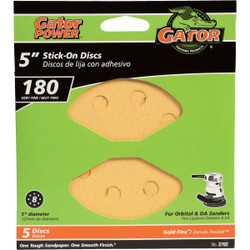 Gator Blade 5pk 5" 180g Sanding Disc 3702