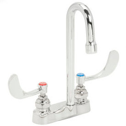 T&S B-0892 Deck Mount Medical Lavatory Faucet Swivel/Rigid Gooseneck 2.2 GPM 4""