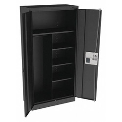 Tennsco Storage Cabinet,72"x36"x18",Black,5Shlv 7214ELBK