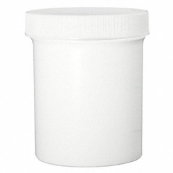 Qorpak Jar,480 mL,96 mm H,White,PK24 PLC-07188