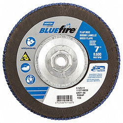 Norton Abrasives Fiber Disc,7 in Dia,5/8in Arbor,P80 Grit 66254461193