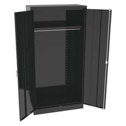 Tennsco Storage Cabinet,72"x36"x18",Black,1Shlv 7114DHBK