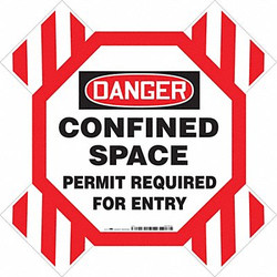 Condor Confined Space Entry Barrier,42x42in,PC 487D78