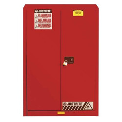 Justrite Paints and Inks Cabinet,60 Gal.,Red  894531