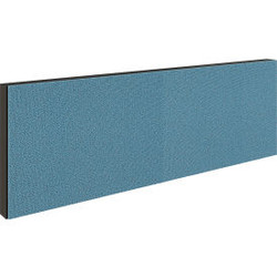 Interion Modular Partition Stacking Panel with Fabric 48""W x 16""H Blue