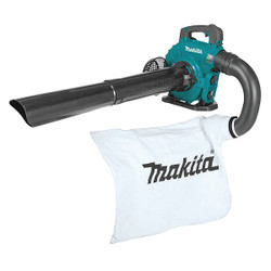 Makita Blower,Cordless,18V,w/Vacuum Attchmnt Kt XBU04ZV