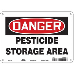 Condor Safety Sign,7 inx10 in,Polyethylene 470P10