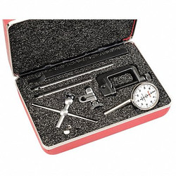Starrett Dial Indicator,0 to 0.200 In,0-100 196A6Z