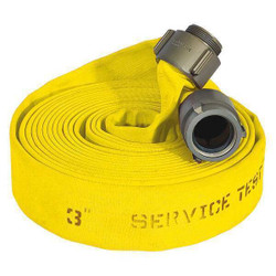 Jafline Hd Fire Hose,50 ft,Yellow,Polyester G52H2HDY50N