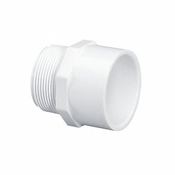 Lasco Fittings Adapter, 1 1/4 x 1 1/4 in, Schedule 40 436012BC