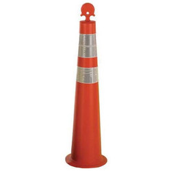 Sim Supply Channelizer Cone with Collar,36inH,Ornge  03-770-36-64OW